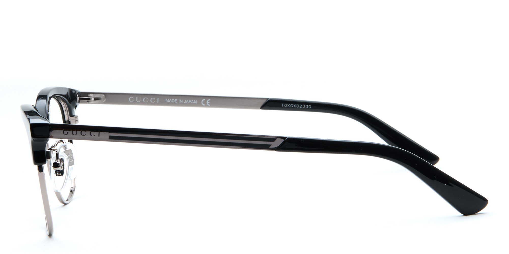 Black Ruthenium Gucci GG0698OA Eyeglasses — D Frame | KITS