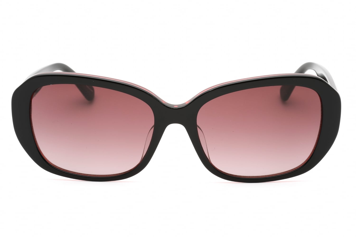 Kate Spade Black Frame Sunglasses with Pink Lenses Kate Spade Sunglasses Frame Only Ginnie/P/S X31P Dark Black  main image 4