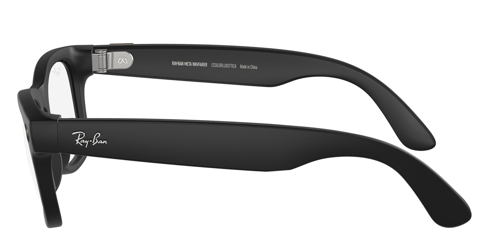 小物 Ray-Ban  Wayfarer RW4006 Ray-Ban Meta Smart Glasses RW4006 Wayfarer Shiny Black Sunglasses