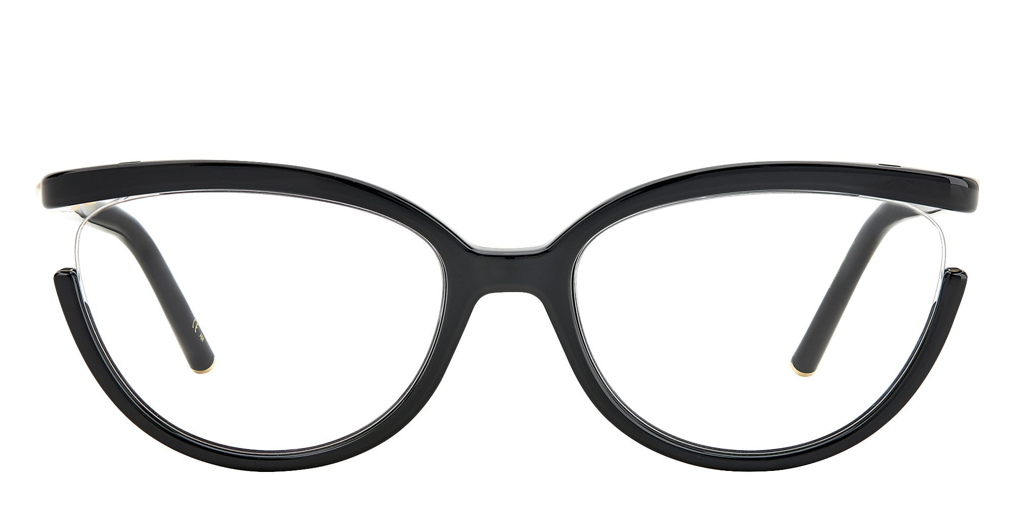 Carolina Herrera Elegant Black Frames CH0027 No Case Carolina Herrera HER 0287/G Cat Eye Glasses | Fashion Eyewear US main image 3