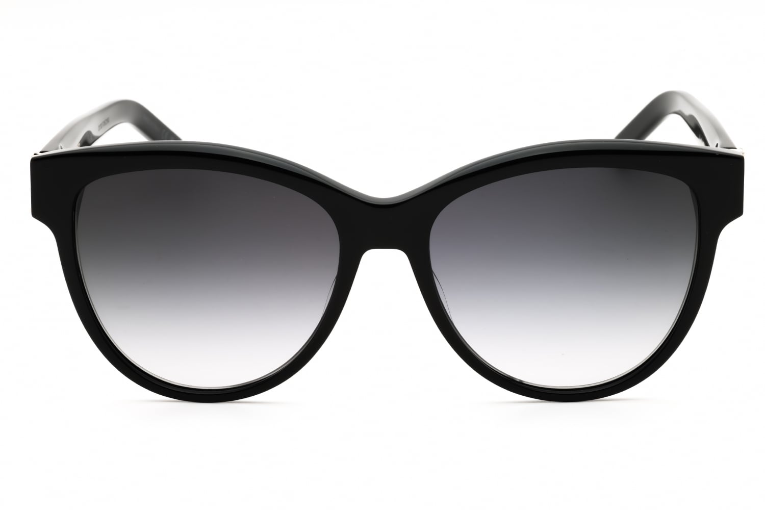 Black Saint Laurent SL M107 Sunglasses — Round | KITS