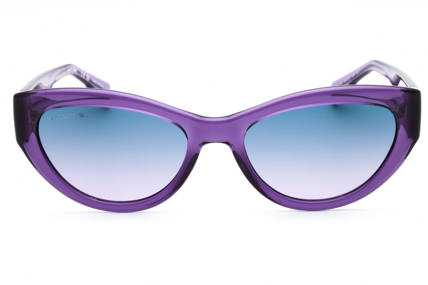 Lacoste Blue/Purple  Sunglasses Lacoste Rectangular Sunglasses L683S 006 Black/Blue 55mm 683  main image 4
