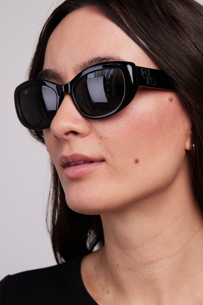 Black KITS Jace Sun Sunglasses — Cat Eye | KITS