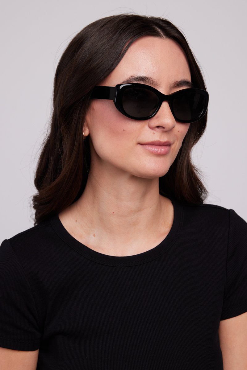 Black KITS Jace Sun Sunglasses — Cat Eye | KITS