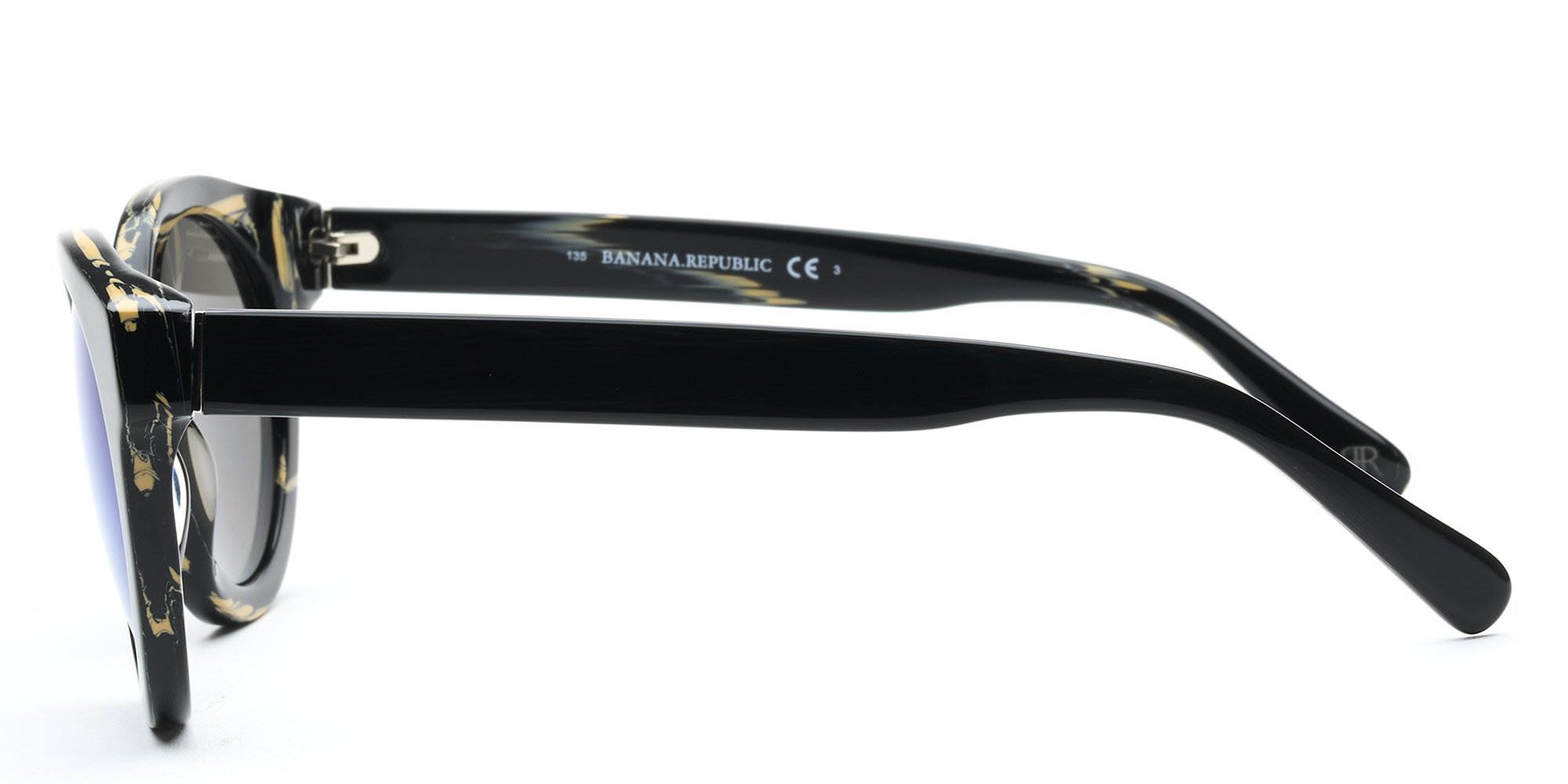 Banana Republic Satya/S Round Sunglasses in Blond Tortoise with Case Kits.com -- Banana Republic Satya/S main image 2