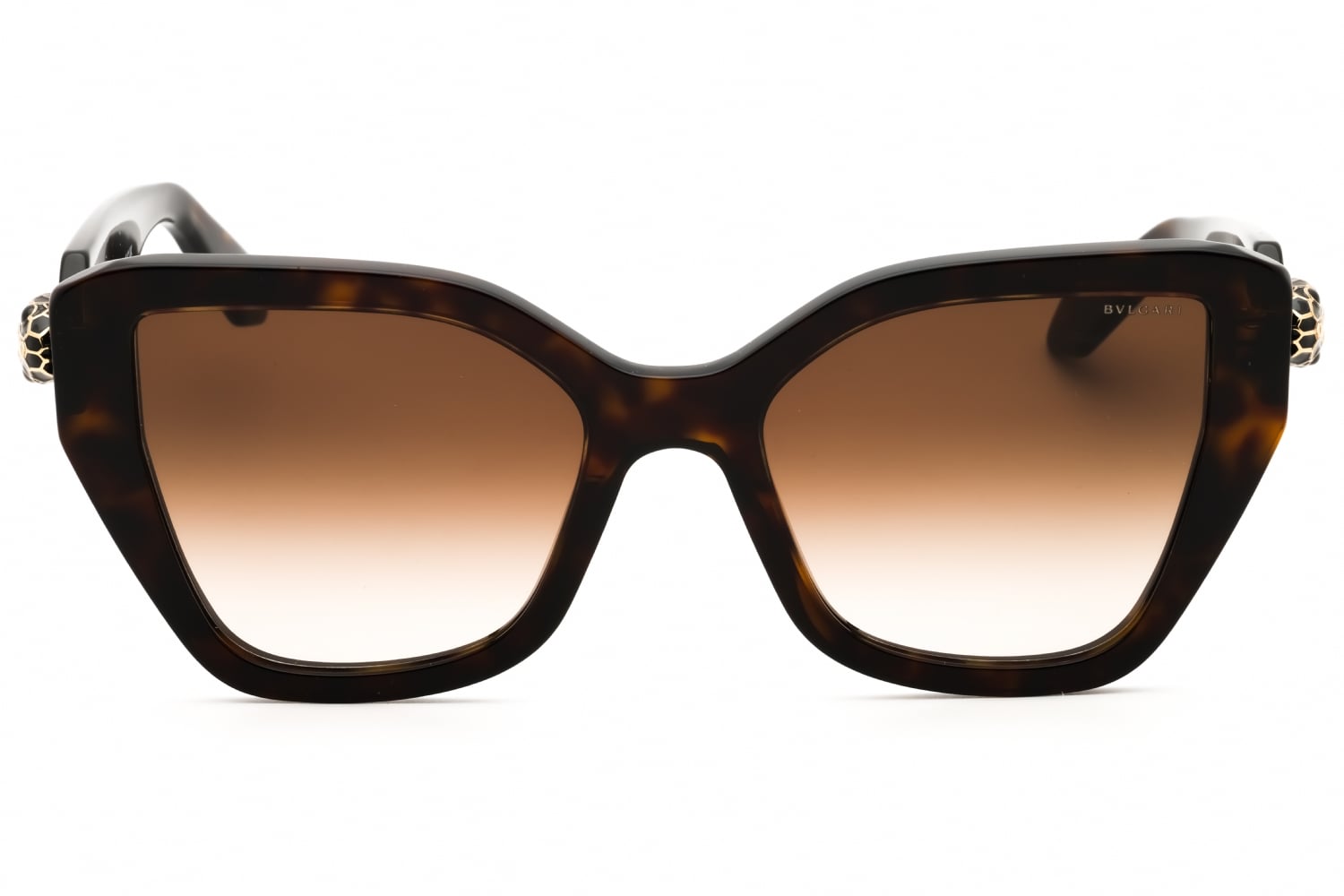 小物 Vintage BVLGARI CatEye Sunglasses Havana Dark Havana Bvlgari BV40033I SERPENTI FOREVER Sunglasses — Cat Eye