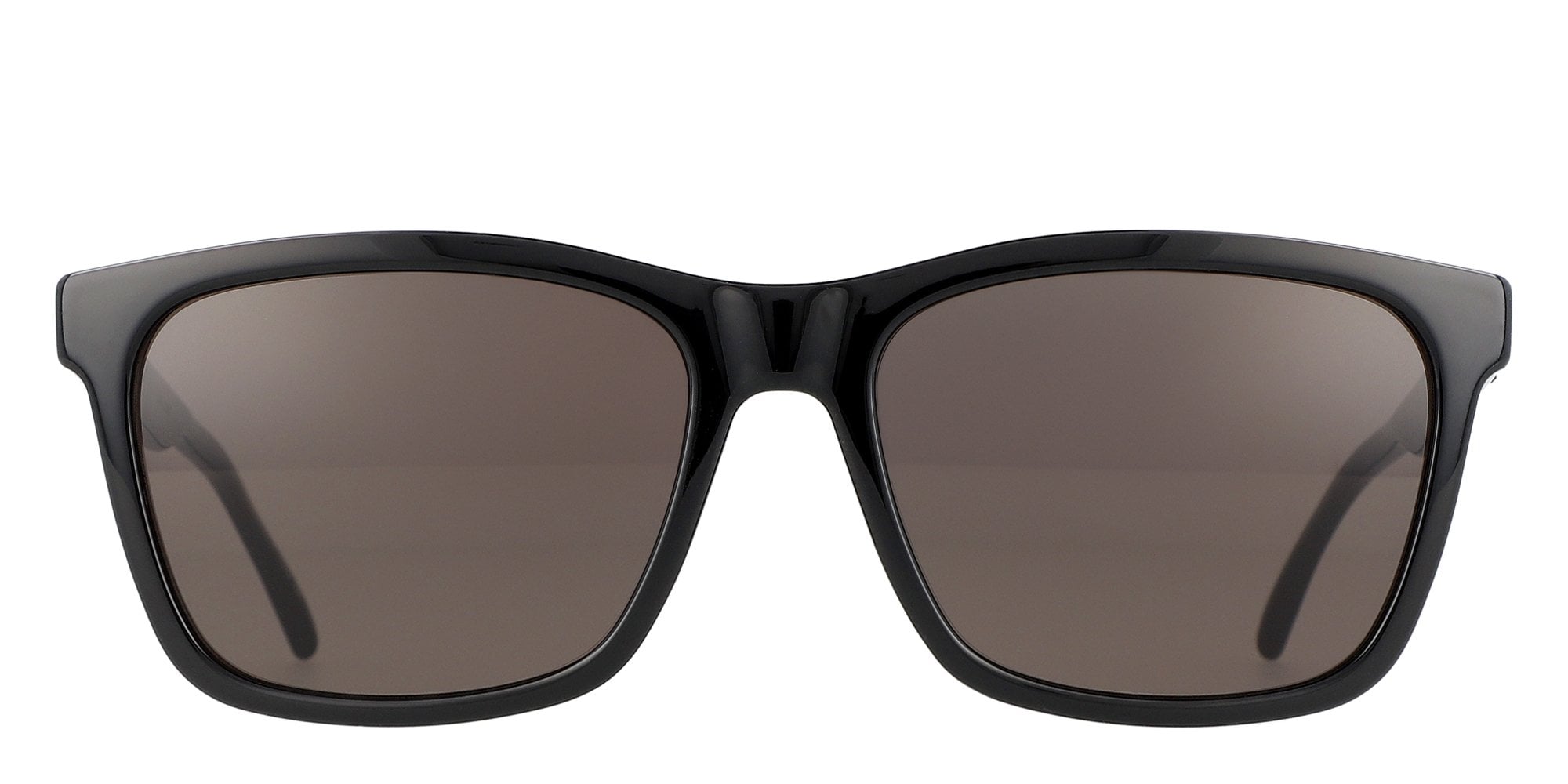 Black Saint Laurent SL 318 Sunglasses — Rectangle | KITS