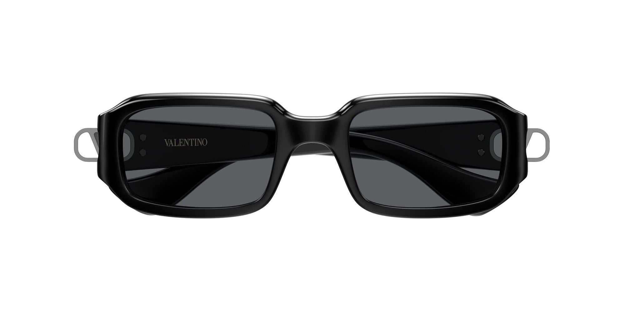 Black Valentino VG0016S Sunglasses — Rectangle | KITS