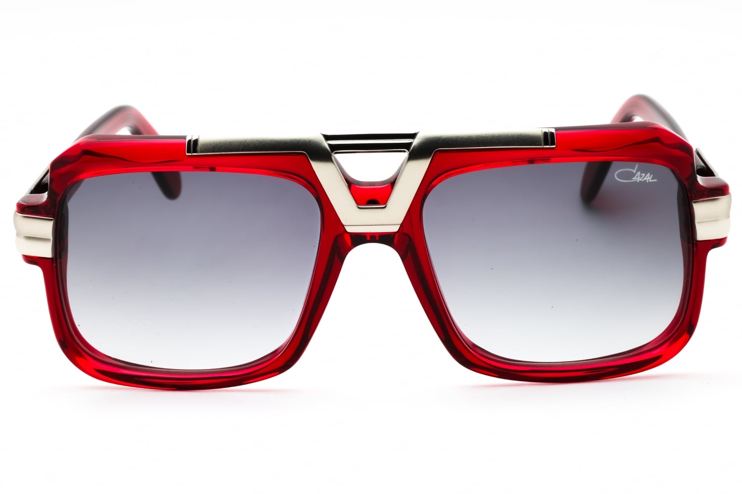 Red-Silver Cazal 664/3 Sunglasses — Aviator | KITS