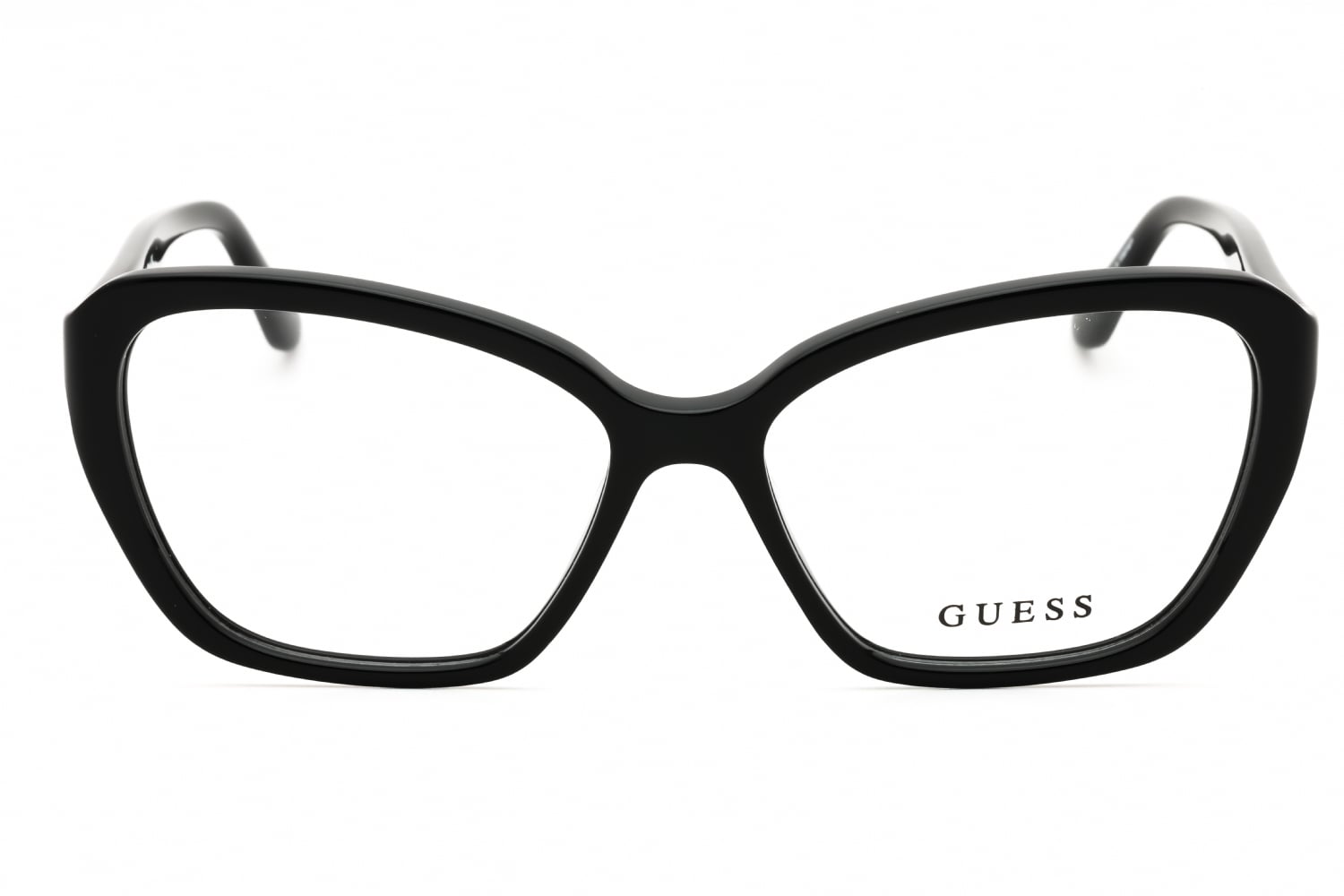 GUESS GU2261 BLK WHT Eyeglasses FRAMES ONLY BLACK/WHITE Plastic 51-17-130 Full Guess Demo Square Ladies Eyeglasses GU50154-D 001 52  main image 3