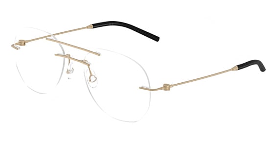 Moncler ME1003 - Matte Gold, Metal, Round frame