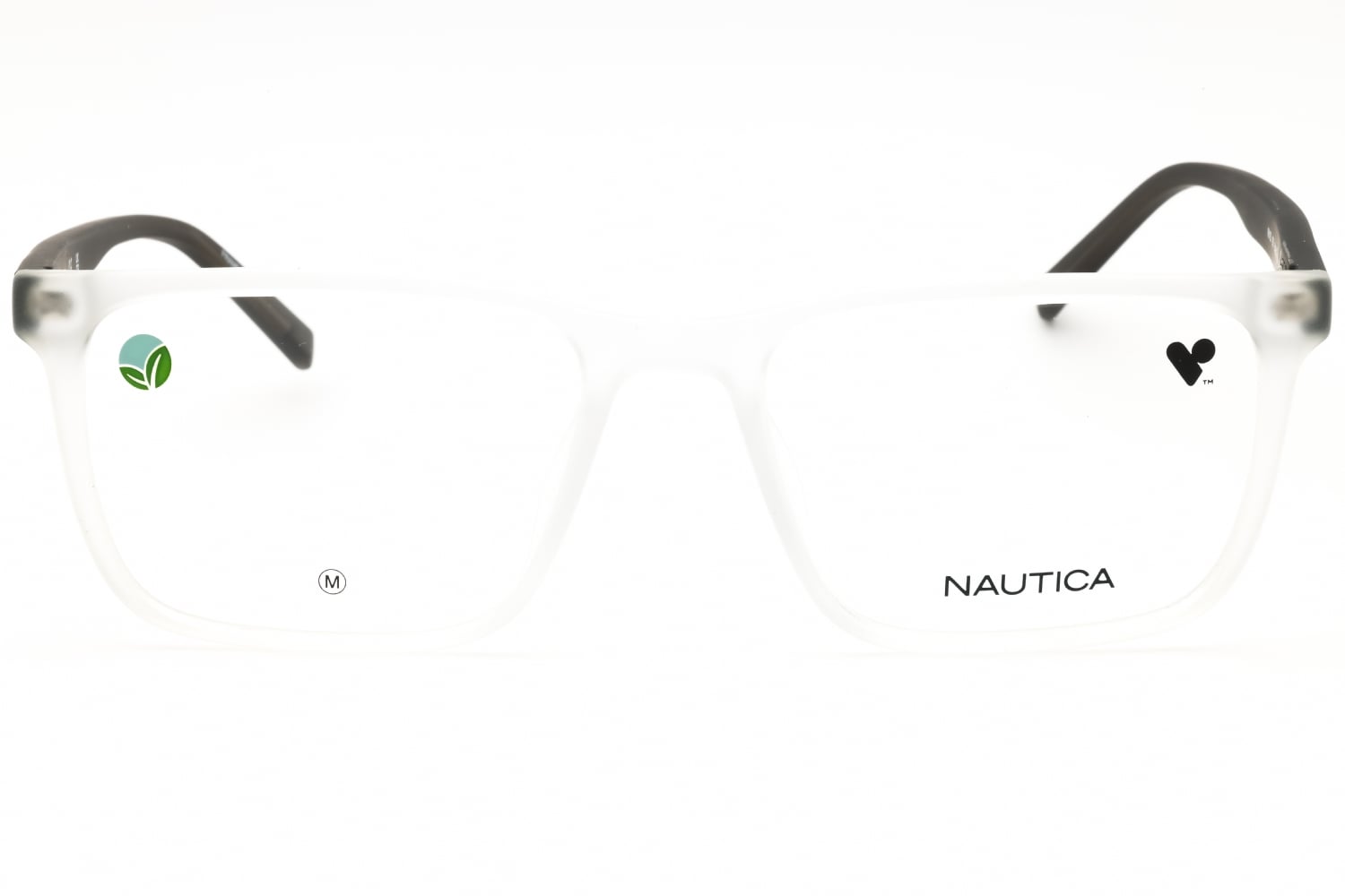 Nautica N8183 - Matte Crystal, Acetate, Rectangle frame