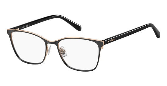 Fossil FOS 7079 - Matte Black, Stainless Steel, Rectangle frame