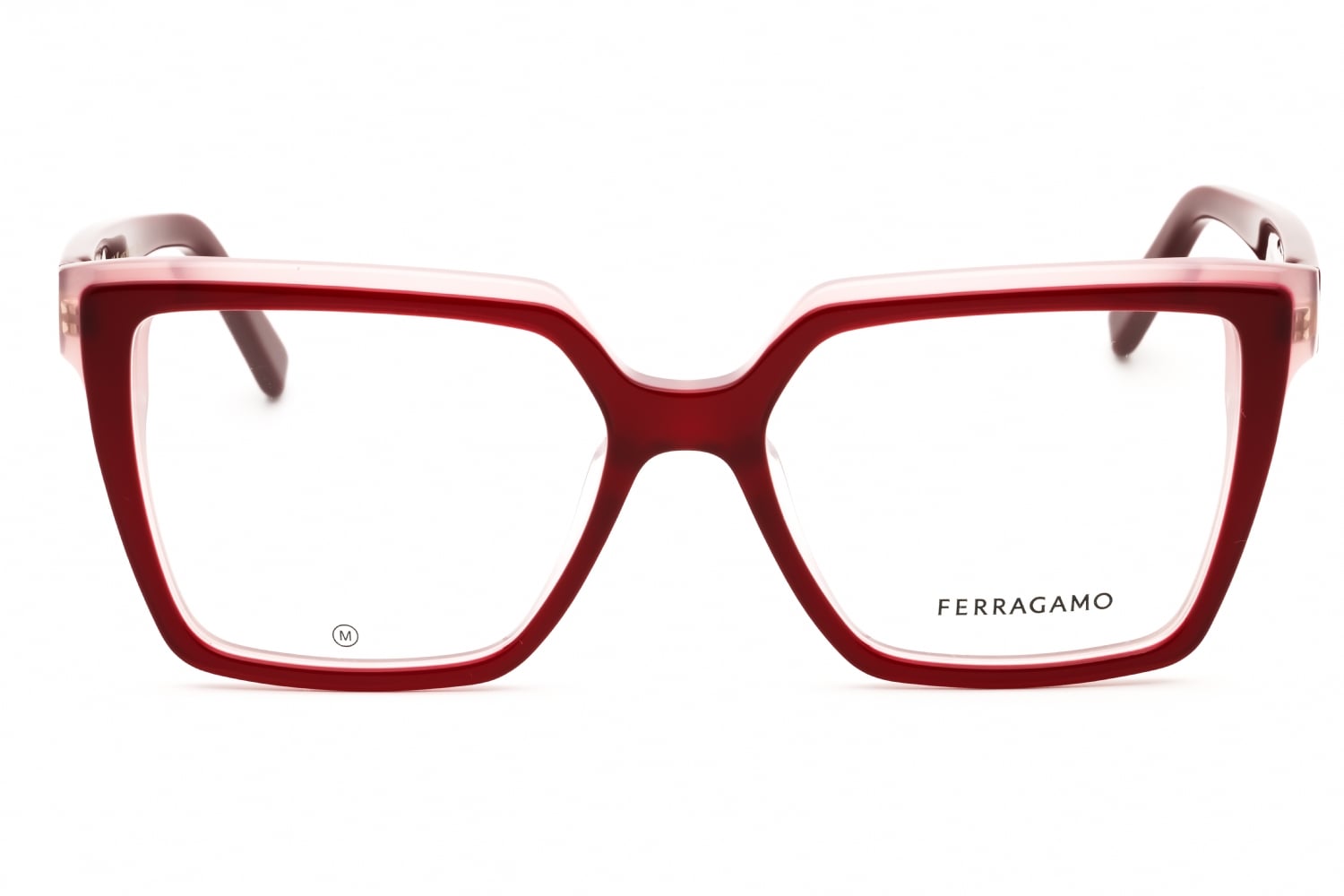 Salvatore Ferragamo SF2950N - Burgundy/rose, Acetate, Rectangle frame