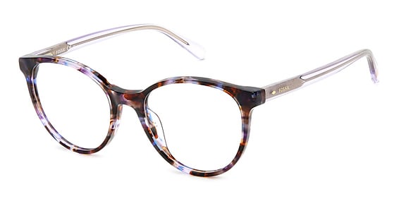Fossil FOS 7151/US - Lilac Havana, Acetate, Mixed Shapes frame