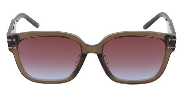 Dior CD40140F - Shiny Dark Brown, Acetate, Rectangle frame