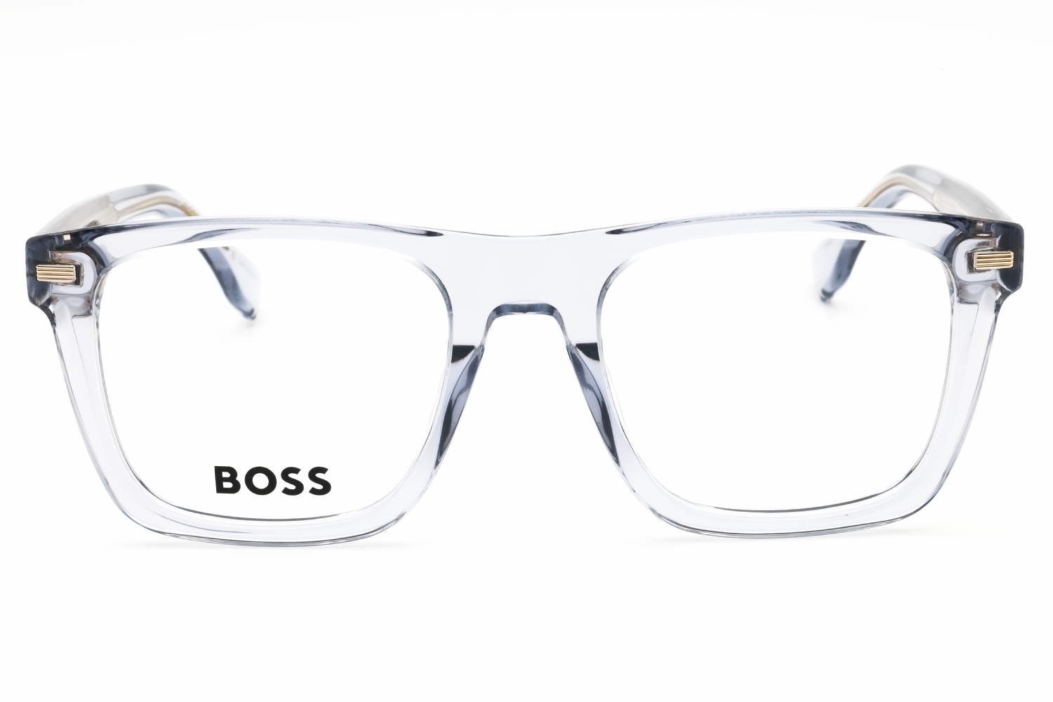 Hugo Boss BOSS 1445 - Grey, Plastic, Rectangle frame