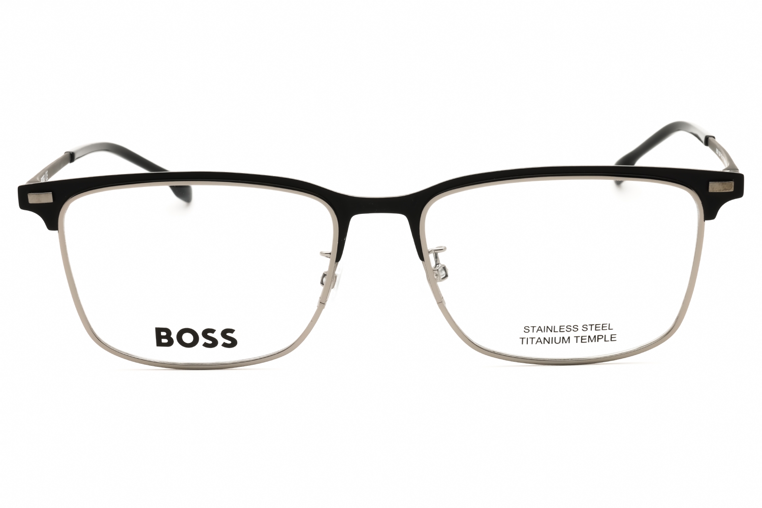 Hugo Boss BOSS 1224/F - Matte Black, Metal, Rectangle frame
