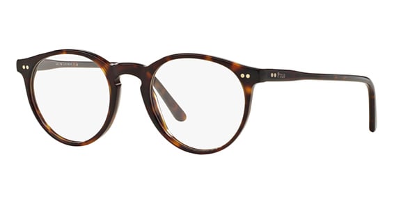 Polo PH2083 - Shiny Dark Havana, Plastic, Round frame