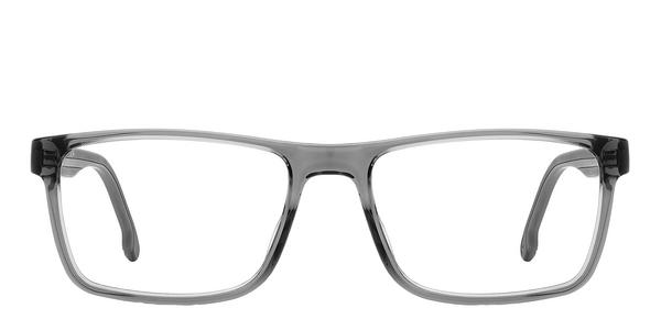 Carrera 8885 - Gray Black, Plastic, Rectangle frame