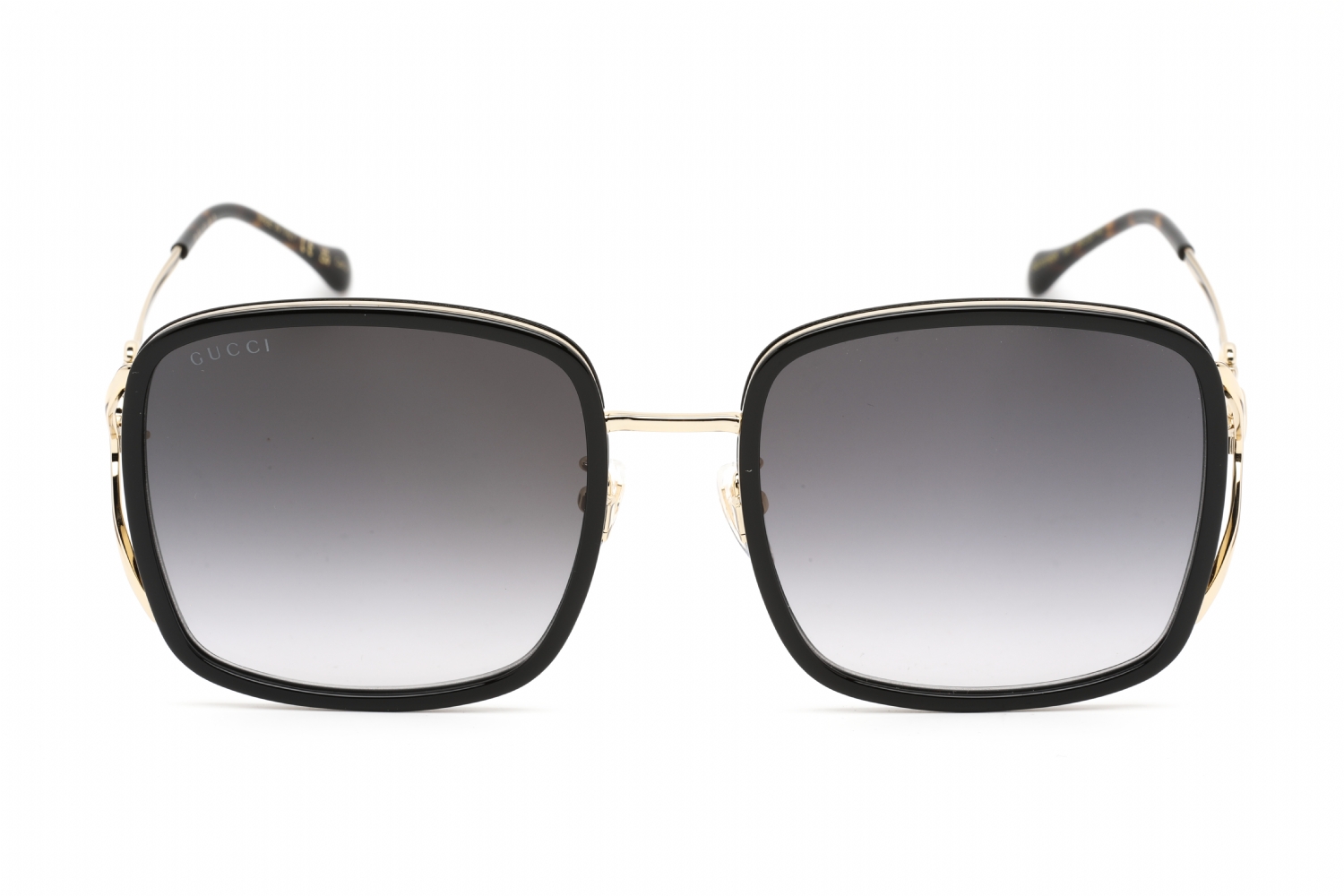 Gucci GG1016SK - Black/gold, Acetate, Rectangle frame
