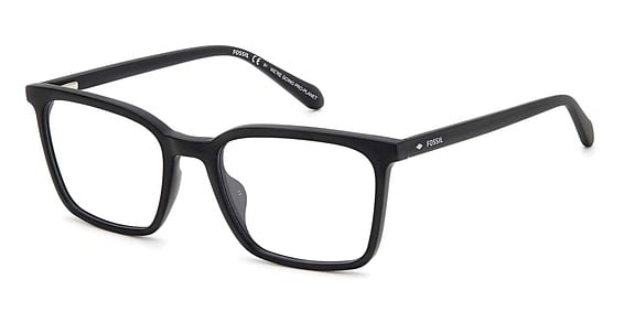 Fossil FOS 7148 - Matte Black, Plastic, Rectangle frame