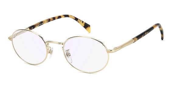 David Beckham DB 1203 - Hm22y Gd Honey H, Metal, Oval frame