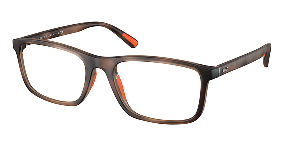 Polo PH2291U - Matte Dark Havana, Acetate, Rectangle frame