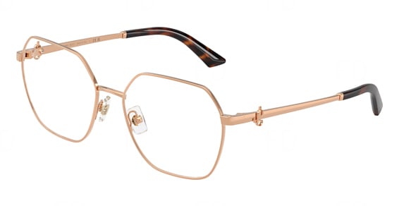Jimmy Choo JC2023B - Rose Gold, Metal, Mixed Shapes frame