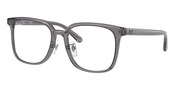 Ray-Ban RX5419D - Transparent Grey, Plastic, Rectangle frame
