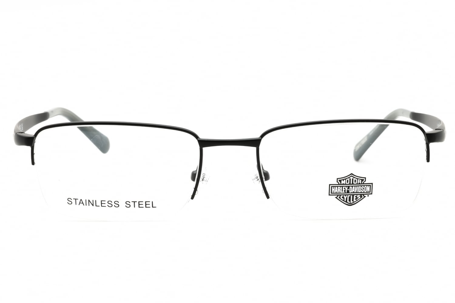 Harley Davidson HD50098 - Matte Black, Metal, Rectangle frame