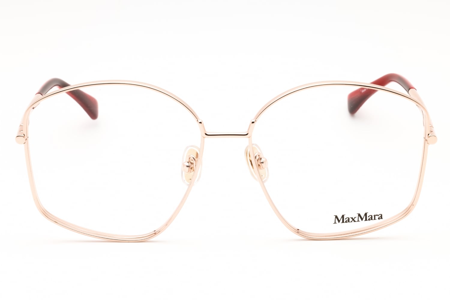 Max Mara MM5146 - Shiny Rose Gold, Metal, Mixed Shapes frame