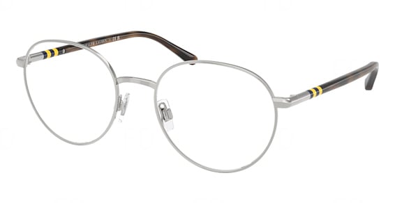 Polo PH1236 - Shiny Silver, Metal, Oval frame