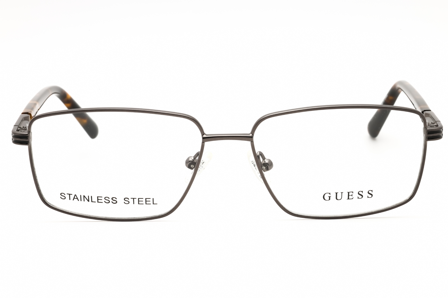 Guess GU50061 - Matte Gunmetal, Metal, Rectangle frame