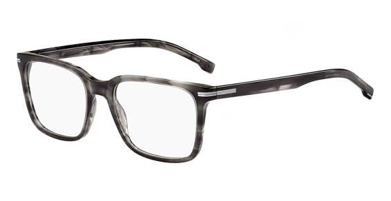 Hugo Boss Boss 1602 - Grey Horn, Plastic, Rectangle frame