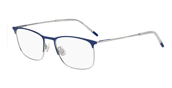 HUGO HG 1409/US - Matte Blue, Stainless Steel, Rectangle frame