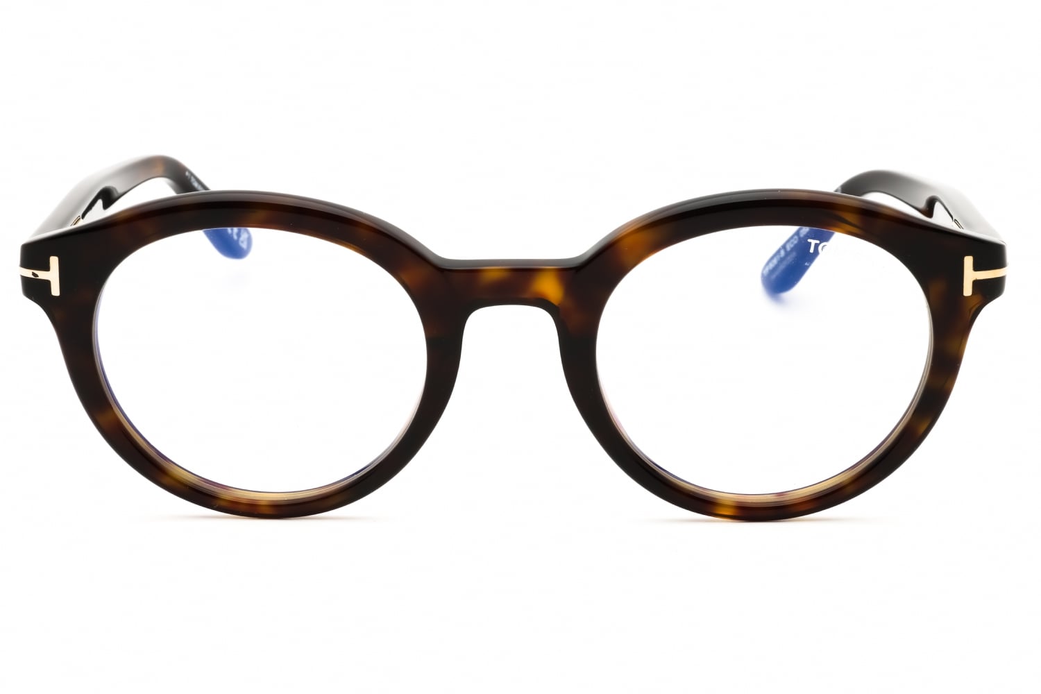 Tom Ford FT6061-B - Dark Havana/clear, Acetate, Round frame