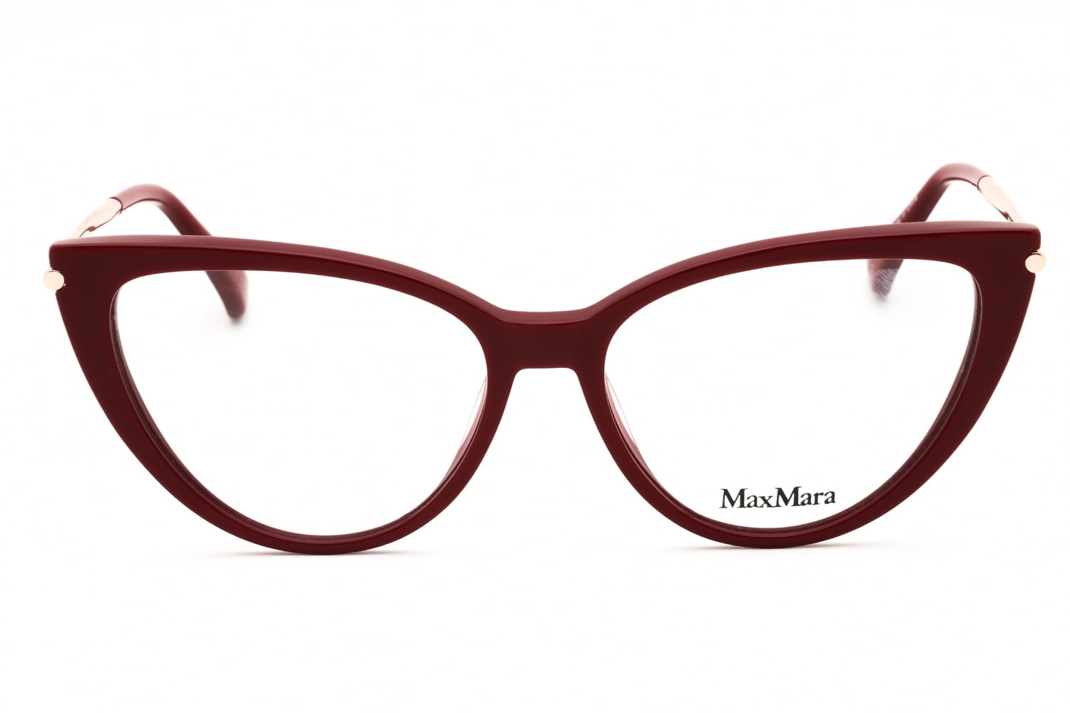 Max Mara MM5006 - Shiny RED, Acetate, Cat Eye frame