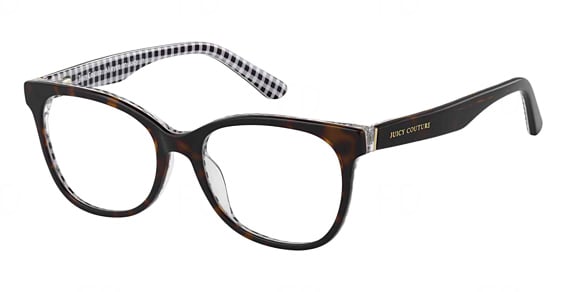 Juicy Couture JU 302 - Havana, Acetate, Rectangle frame