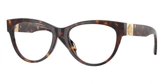 Versace VE3402U - Dark Havana, Plastic, Mixed Shapes frame