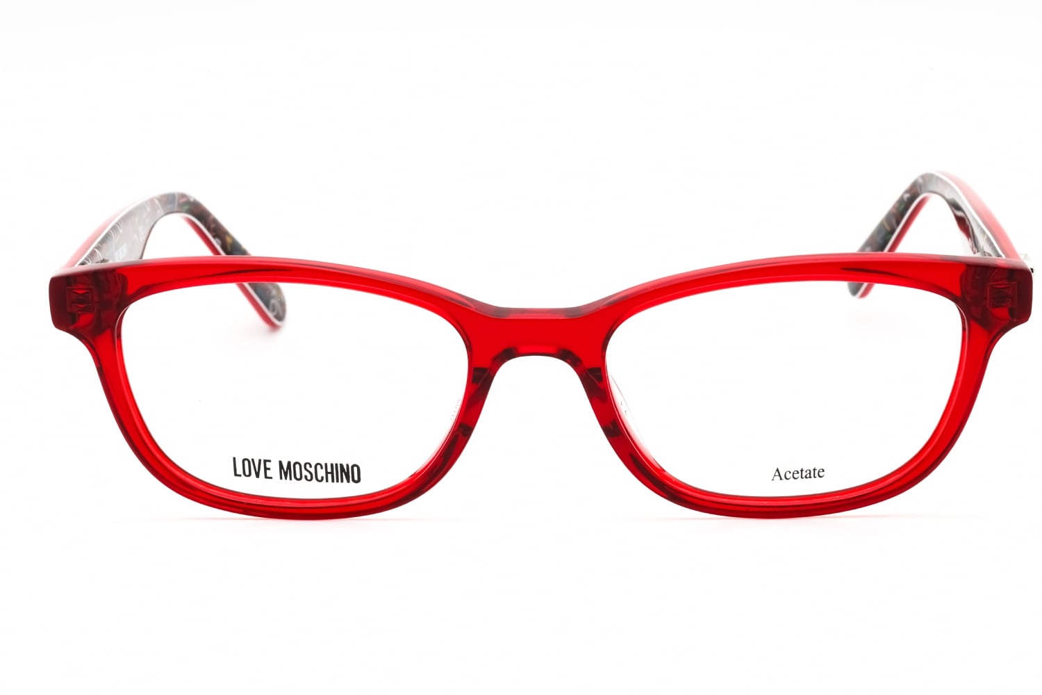 Moschino MOL512 - RED, Plastic, Rectangle frame