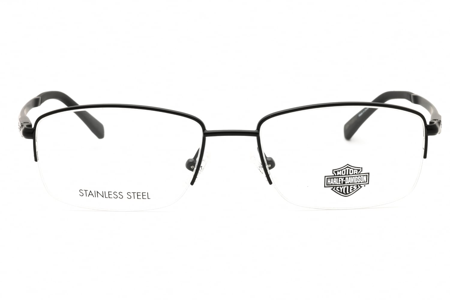 Harley Davidson HD50063 - Matte Black, Metal, Rectangle frame