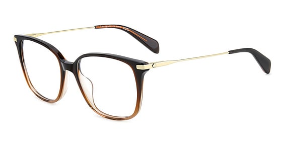 Kate Spade KS Shianne/G - Brown, Acetate, Rectangle frame