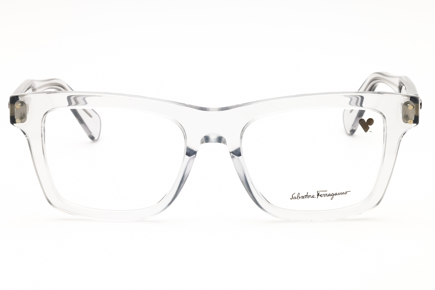 Salvatore Ferragamo SF2923 - Light Crystal Grey, Acetate, Rectangle frame