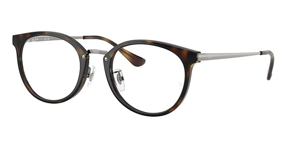 Ray-Ban RX7266D - Havana, Acetate, Oval frame