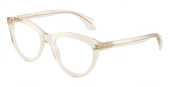 Moncler ME2026 - Shiny Transparent Butter, Plastic, Round frame