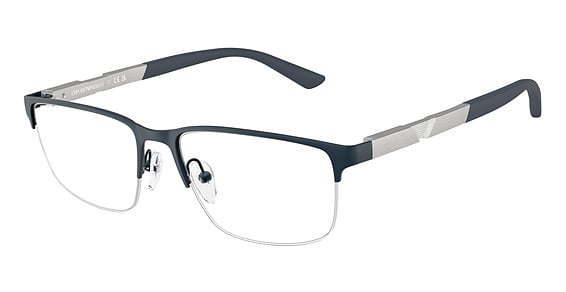 Emporio Armani EA1164 - Matte Blue, Metal, Rectangle frame