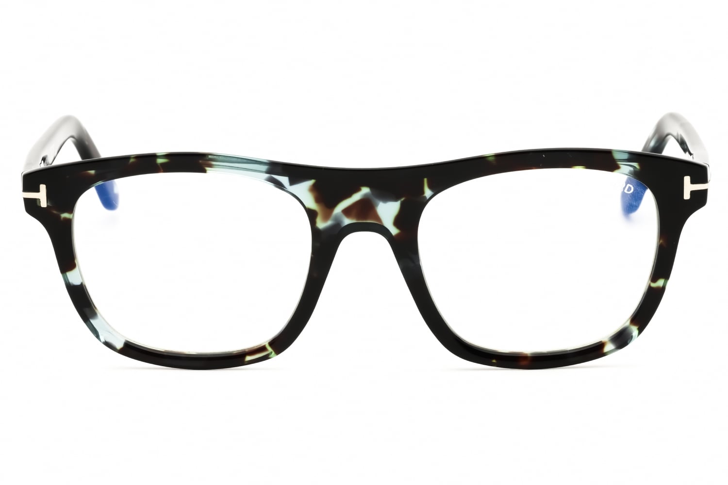 Tom Ford FT5939-B - Coloured Havana/clear, Acetate, Rectangle frame