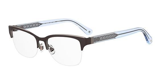 Kate Spade KS Marni 3/G - Brown, Stainless Steel, Rectangle frame