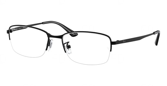 Ray-Ban RX8774D - Matte Black, Titanium, Rectangle frame